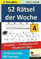 bokomslag 52 Rätsel der Woche / 4. Schuljahr