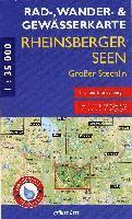 bokomslag Rheinsberger Seen, Großer Stechlin 1 : 35 000 Rad -, Wander- und Gewässerkarte