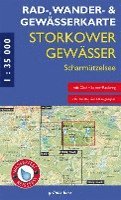 bokomslag Rad-, Wander- und Gewässerkarte Storkower Gewässer, Scharmützelsee