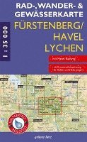 bokomslag Fürstenberg/Havel, Lychen 1 : 35 000 Rad-, Wander- und Gewässerkarte