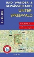 bokomslag Unterspreewald 1 : 35 000. Rad-, Wander- und Gewässerkarte