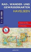 bokomslag Rad-, Wander- und Gewässerkarten-Set: Havelseen 1 : 35 000