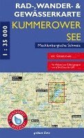 bokomslag Rad-, Wander- und Gewässerkarte Kummerower See - Mecklenburgische Schweiz 1:35.000