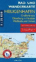 Rad- und Wanderkarte Heiligenhafen, Oldenburg i. H., Großenbrode 1:35 000 1