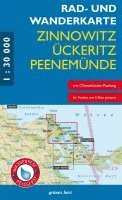 Rad- und Wanderkarte Zinnowitz, Ückeritz, Peenemünde 1