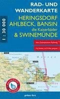 bokomslag Rad- und Wanderkarte Heringsdorf, Ahlbeck, Bansin - Die Kaiserbäder und Swinemünde