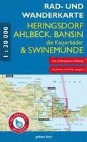 bokomslag Rad- und Wanderkarte Heringsdorf, Ahlbeck, Bansin - Die Kaiserbäder und Swinemünde