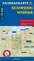 bokomslag Fahrradkarte Schwerin - Wismar 1:75.000