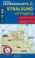 bokomslag Pocket-Fahrradkarte Stralsund und Umgebung