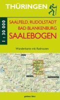 bokomslag Saalfeld, Rudolstadt, Bad Blankenburg am Saalebogen 1 : 30 000 Wanderkarte