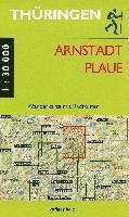 bokomslag Wanderkarte Arnstadt und Plaue