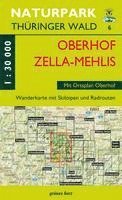 bokomslag Wanderkarte Oberhof/Zella-Mehlis