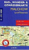 Rad-, Wander- und Gewässerkarte Malchow, Land Fleesensee 1