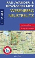 bokomslag Rad-, Wander- und Gewässerkarte Wesenberg, Neustrelitz - Havel von Ratzeburg bis zum Röblinsee