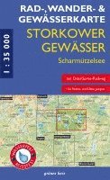 bokomslag Rad-, Wander- & Gewässerkarte Storkower Gewässer, Scharmützelsee