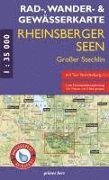 bokomslag Rad - Wander- und Gewässerkarte Rheinsberger Seen, Großer Stechlin