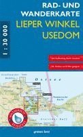 bokomslag Rad- und Wanderkarte Lieper Winkel, Usedom