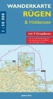 bokomslag Wanderkarte Rügen & Hiddensee