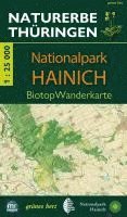 bokomslag Wanderkarte Nationalpark Hainich