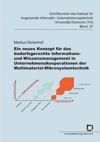 bokomslag Ein neues Konzept fur das bedarfsgerechte Informations- und Wissensmanagement in Unternehmenskooperationen der Multimaterial-Mikrosystemtechnik