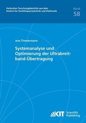 bokomslag Systemanalyse und Optimierung der Ultrabreitband-UEbertragung