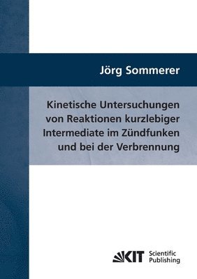 bokomslag Kinetische Untersuchungen von Reaktionen kurzlebiger Intermediate im Zündfunken und bei der Verbrennung