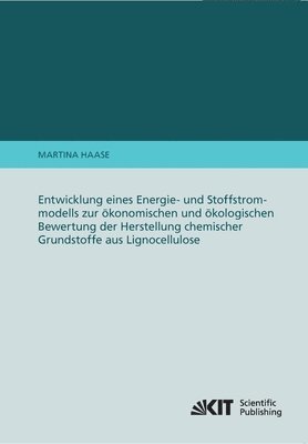 Martina Haase - Entwicklung eines Energie- und Stoffstrommodells zur ökonomischen und ökologischen Bewertung der Herstellung chemischer Grundstoffe aus Lignocellulose, Häftad