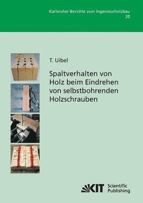 Spaltverhalten von Holz beim Eindrehen von selbstbohrenden Holzschrauben 1