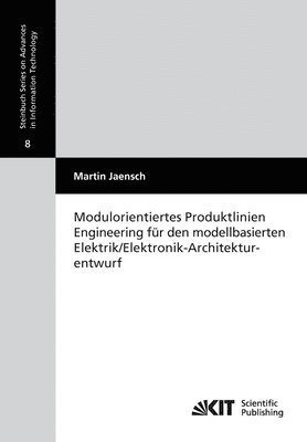 bokomslag Modulorientiertes Produktlinien Engineering für den modellbasierten Elektrik/Elektronik-Architekturentwurf