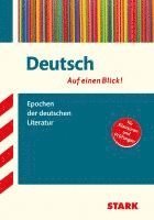 bokomslag Deutsch - auf einen Blick!  Epochen der deutschen Literatur