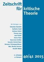 Gerhard Schweppenhäuser, Wolfgang Bock, Sven Kramer - Zeitschrift für kritische Theorie, Heft 40/41, Häftad