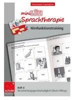 bokomslag miniLÜK-Sprachtherapie - Hirnfunktionstraining. Heft 4