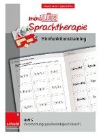 bokomslag miniLÜK-Sprachtherapie - Hirnfunktionstraining