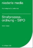 bokomslag Strafprozessordnung - StPO -