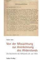 Rainer Volk - Von der Missachtung zur Anerkennung des Widerstands, Inbunden