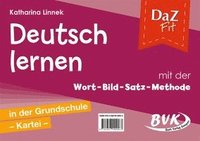 bokomslag DaZ fit: Deutsch lernen mit der Wort-Bild-Satz-Methode in der Grundschule - Kartei (inkl. CD)