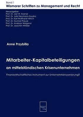 bokomslag Mitarbeiter-Kapitalbeteiligungen an mittelstandischen Krisenunternehmen