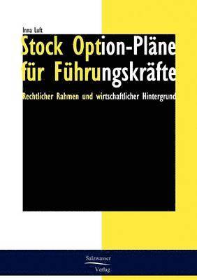 bokomslag Stock Option-Pläne für Führungskräfte