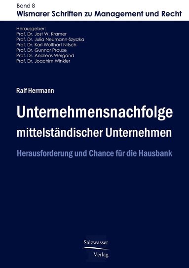 bokomslag Unternehmensnachfolge mittelstandischer Unternehmen