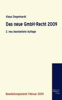 bokomslag Das neue GmbH-Recht 2009