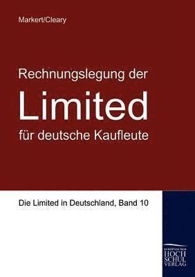 Rechnungslegung der Limited fur deutsche Kaufleute 1