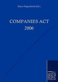 bokomslag Companies Act 2006