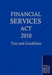 bokomslag Financial Services Act 2010