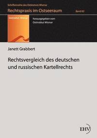 bokomslag Rechtsvergleich des deutschen und russischen Kartellrechts