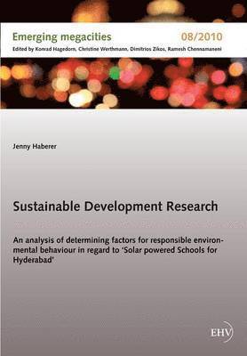 bokomslag Sustainable Development Research