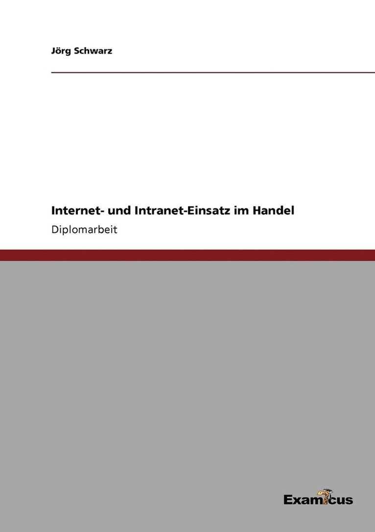 Internet- und Intranet-Einsatz im Handel 1