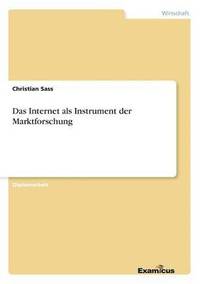 bokomslag Internet als Instrument der Marktforschung
