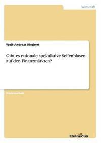 bokomslag Gibt es rationale spekulative Seifenblasen auf den Finanzmarkten?