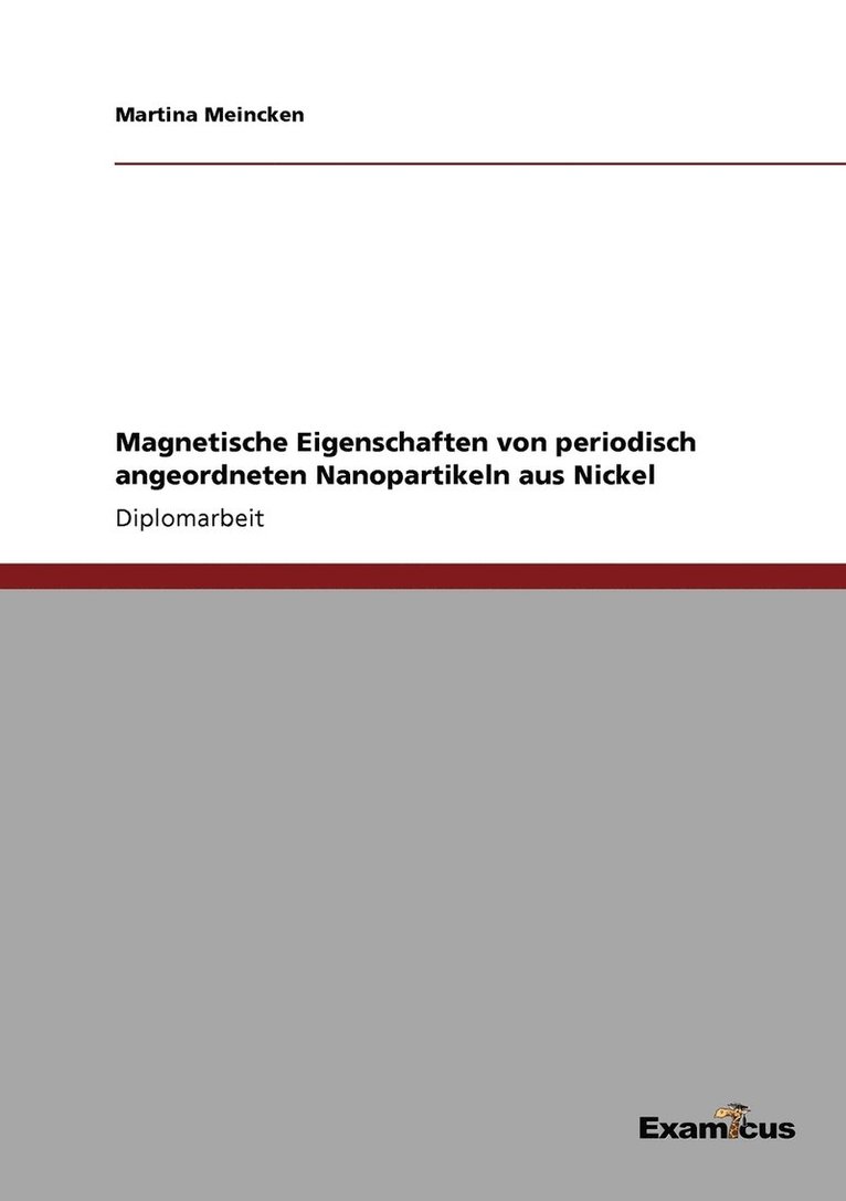 Magnetische Eigenschaften von periodisch angeordneten Nanopartikeln aus Nickel 1