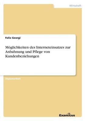 bokomslag Mglichkeiten des Interneteinsatzes zur Anbahnung und Pflege von Kundenbeziehungen